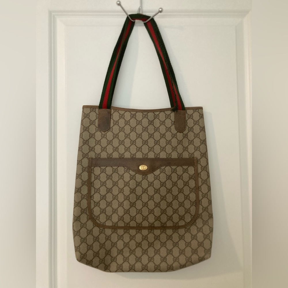 Gucci Covered Canvas Tote